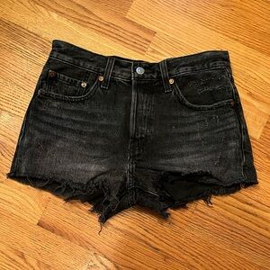 Levi's Women's Dark Denim Jean Shorts